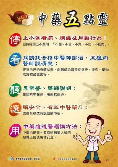 中藥五點靈